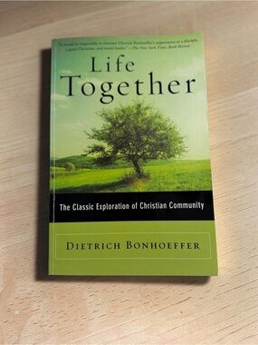 Life Together Dietrich Bonhoeffer Christian Community Paperback Classic